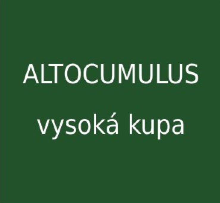 zobrazit detail snímku: Altocumulus