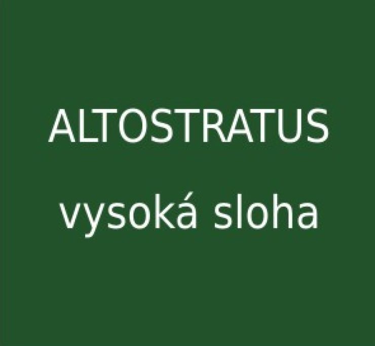 zobrazit detail snímku: Altostratus