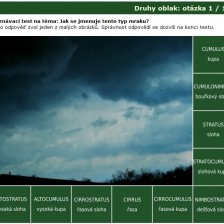 Poznávačka: Druhy oblak