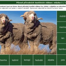 Poznávačka: Původ přírodních textilních vláken