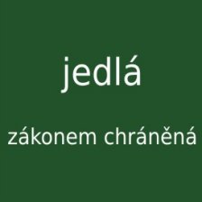 Jedlá, zákonem chráněná houba