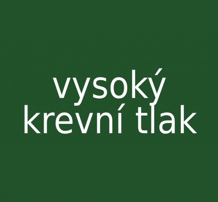 zobrazit detail snímku: Vysoký krevní tlak