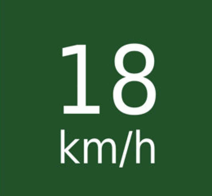 zobrazit detail snímku: Rychlost 18km/h
