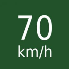 Rychlost 70km/h