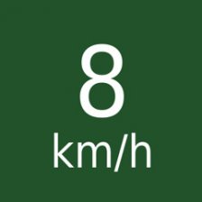 Rychlost 8km/h