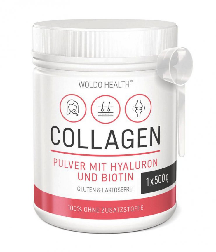 zobrazit detail snímku: Kolagen s kyselinou hyaluronovou 500g.