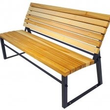 Zahradní lavička 1500 mm, kovová konstrukce