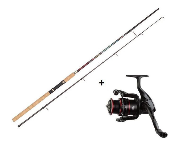 zobrazit detail snímku: Carson Prut Black Star 2,70m, 30-80g,2-díl + naviják Gaube FD3000 Zdarma!