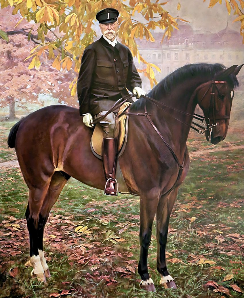 Prezident Tomáš Garrigue Masaryk na koni Hektor. - klikněte pro zobrazení detailu