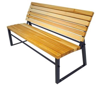 Zahradní lavička 1500 mm, kovová konstrukce - klikněte pro zobrazení detailu Zahradní lavička 1500 mm, kovová konstrukce - klikněte pro zobrazení detailu