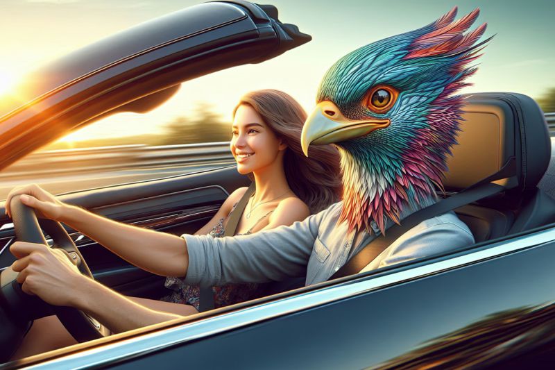 Řidič s ptačím mozkem? - klikněte pro zobrazení detailu