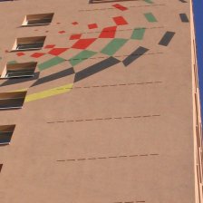 Vestavěné netopýří budky do izolace nenarušují vzhled panelového domu
