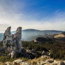 Pietrele Doamnei, Rarau, Karpaty.