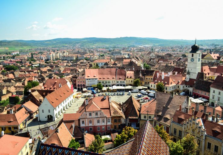 zobrazit detail snímku: Město Sibiu.