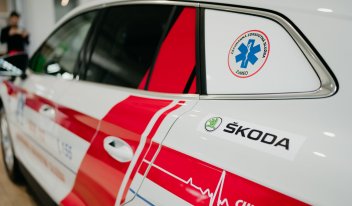 Záchranářský elektromobil Škoda Enyaq iV 80x. - klikněte pro zobrazení detailu