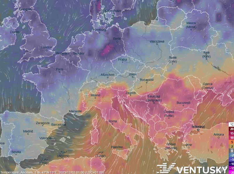 Noční snímek z druhého prosince - klikněte pro zobrazení detailu