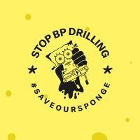 Protestující Spongebob v kalhotách - klikněte pro zobrazení detailu