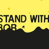 Protestující Spongebob v kalhotách - klikněte pro zobrazení detailu