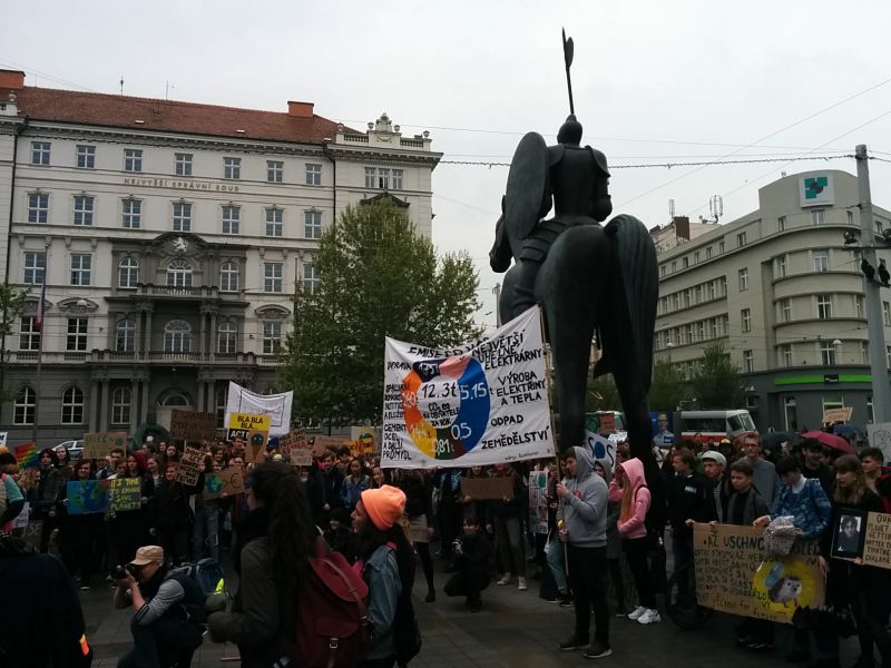 Studentská stávka za klima - FFF ČR Brno - klikněte pro zobrazení detailu