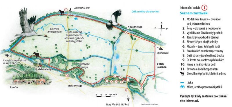 Mapka rezervace - klikněte pro zobrazení detailu