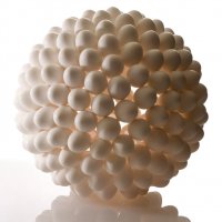 Stínítko na lampu ze skořápek - klikněte pro zobrazení detailu