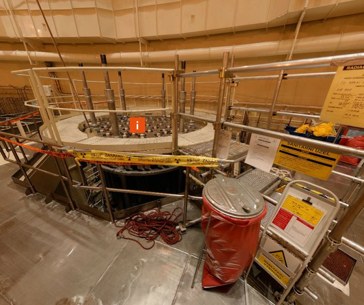 zobrazit detail snímku: Záběr z virtuální prohlídky JE Temelín