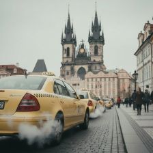 Taxíky v Praze
