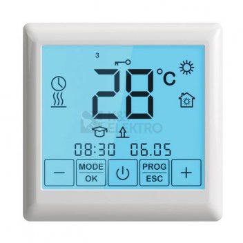 Termostat K&V thermo dotykový, termoKABEL SE 200 - klikněte pro zobrazení detailu
