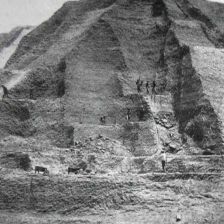 Těžba guána na ostrovech Chincha u pobřeží Peru