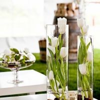 Tulipány ve skleněné váze  - klikněte pro zobrazení detailu