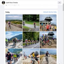 Facebook stránka akce