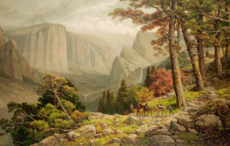 zobrazit detail snímku: Yellowstone kolem roku 1890.