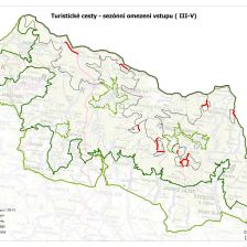 Mapka uzavírek v Krnapu