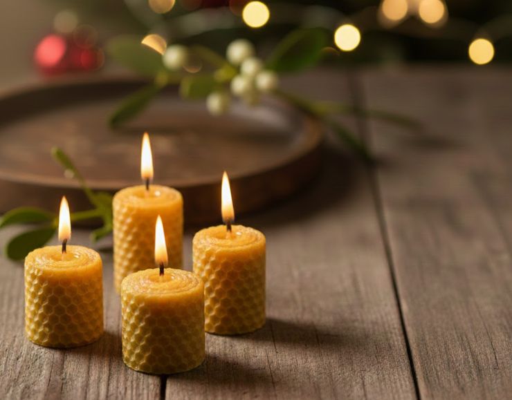 zobrazit detail snímku: Svíčky z včelího vosku