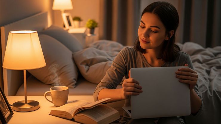 zobrazit detail snímku: Večerní rituál pro klidný spánek