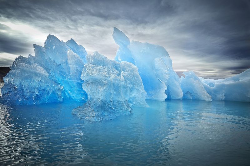 Modrý led v Grónsku - klikněte pro zobrazení detailu