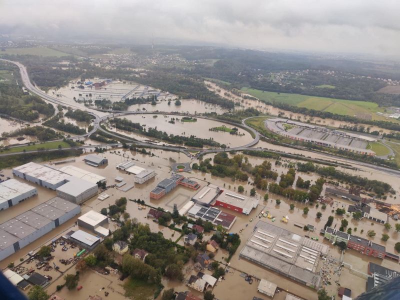 Zatopená Ostrava - klikněte pro zobrazení detailu