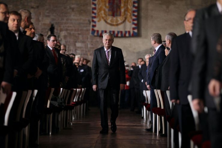 zobrazit detail snímku: Prezident republiky Miloš Zeman
