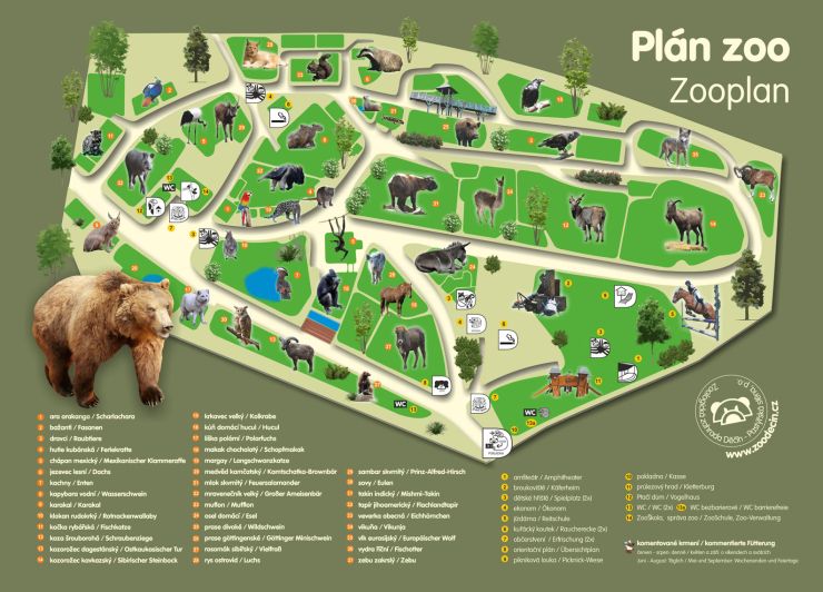 zobrazit detail snímku: ZOO Děčín - plán